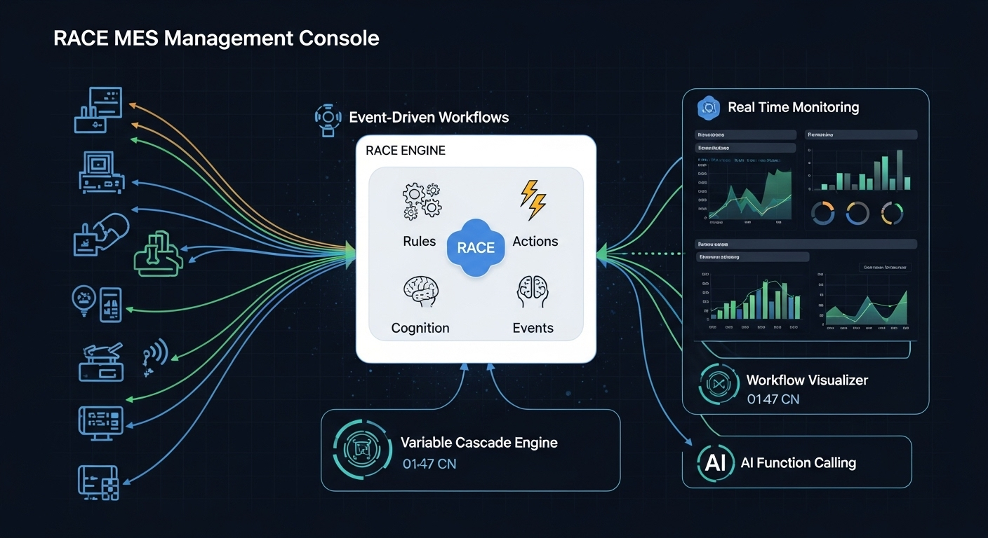 RACE MES Management Console Architecture